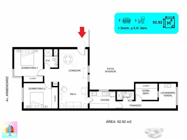 REMATO DEPARTAMENTO EN EXCLUSIVA ZONA DE MIRAFLORES — foto 2