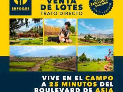 terrenos con y sin casa en Coayllo