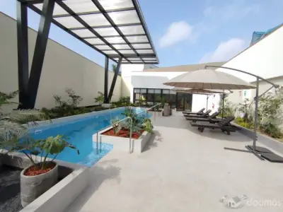 Alquiler de Departamento de Estreno Frente al Jockey Playa - Edificio Simplicity, Av. Manuel Olguin 485, Surco, Perú.