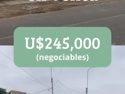 Venta de terreno en esquina