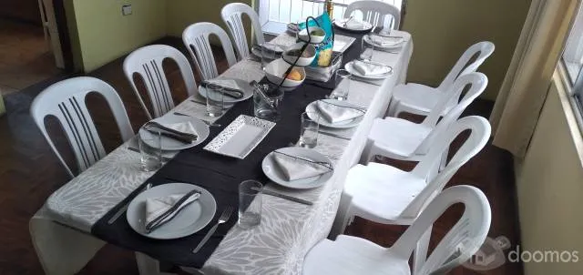 ALQUILER DE SILLAS, MESAS, MESAS DECORADAS, MENAJERIA (PLATOS VASOS UTENSILIOS MANTELES) Y PARRILLA PARA TODO TIPO DE EVENTOS SERVICIOS JEM - CALLAO - 2