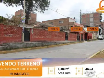 EXCELENTES TERRENOS EN VENTA EN EL TAMBO - HUANCAYO