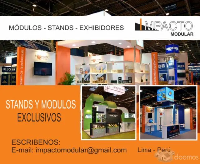 Diseño y decoración de stands y módulo en Lima Perú - 2