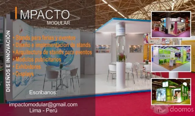 Elaboración de stands para ferias, eventos Lima Perú - 2