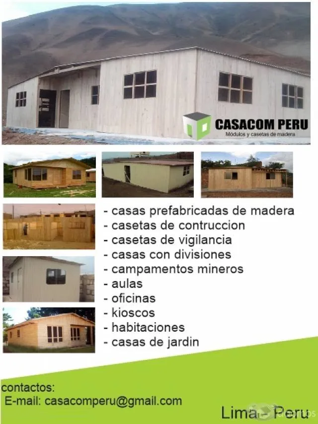 modulos contenedores prefabricados de madera en lima peru - 2