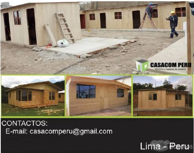 modulos contenedores prefabricados de madera en lima peru - 4