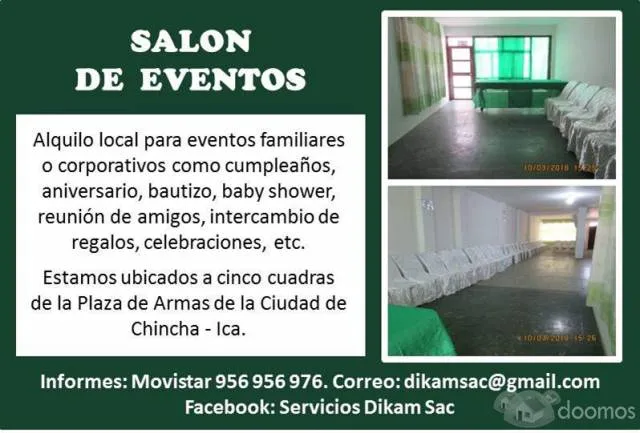 SALON DE RECEPCIONES - CHINCHA - 1
