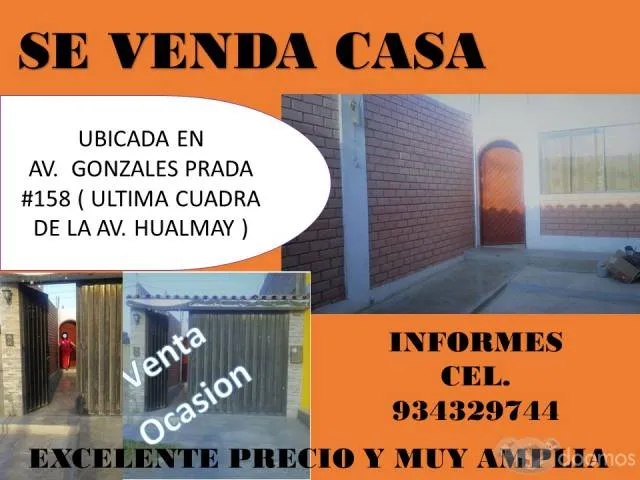 SE VENDA CASA - 1
