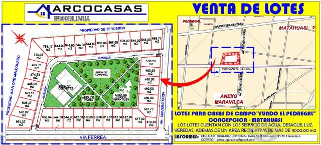 VENTA DE LOTE PARA CASAS DE CAMPO FUNDO EL PEDREGAL - 1