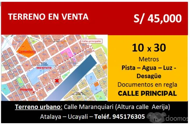 Venta de terreno urbano - 1