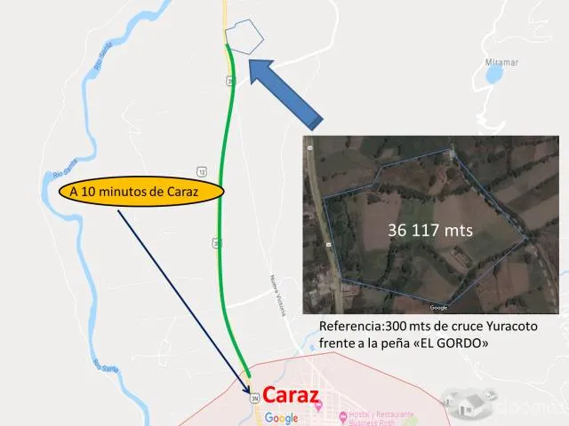 TERRENO EN VENTA CARAZ - 1