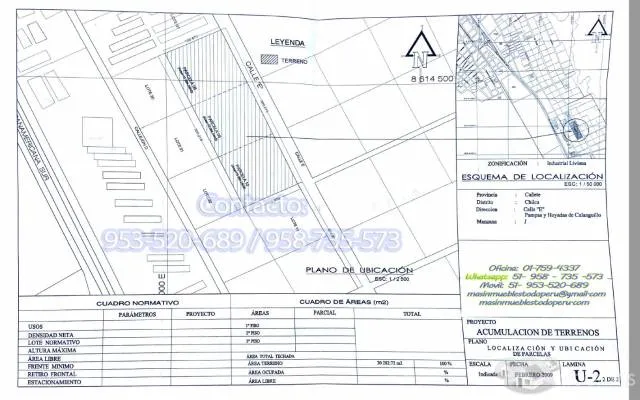 Remate Terreno Industrial I4 en Chilca 30,000m2 — foto 2