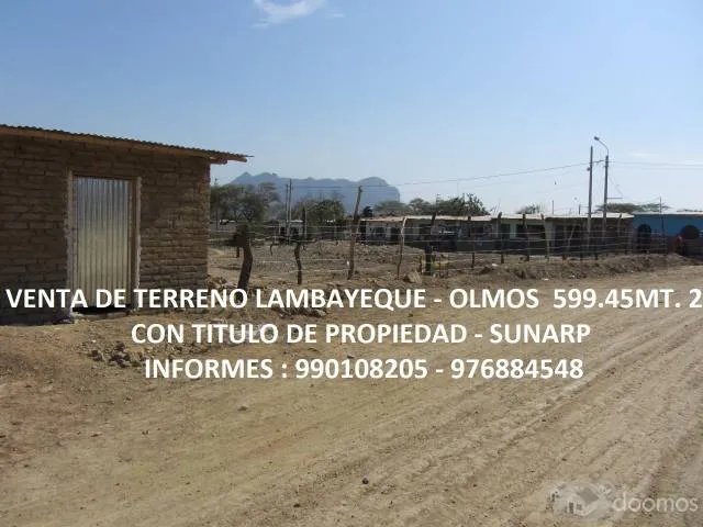 TERRENO - OLMOS - 1
