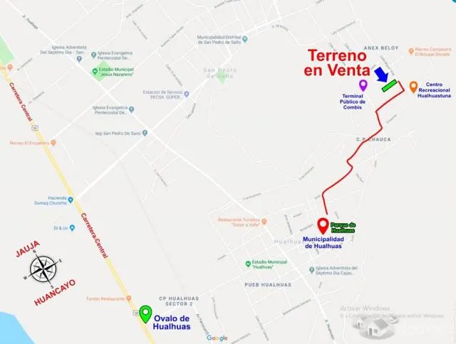 REMATO TERRENO !! ** HUALHUAS - HUANCAYO ** AREA 280 m2 - 1