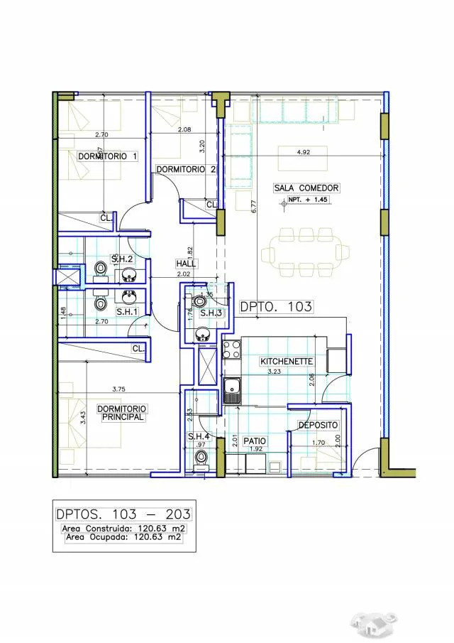 Proyecto Departamentos Estreno En Chacarilla San Borja - 3