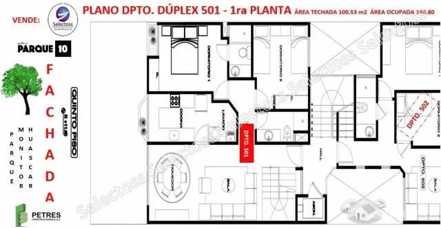 VENTA DUPLEX SAN MIGUEL EN PRE VENTA VISTA Y FRENTE A PARQUE 3 DORM. — foto 10