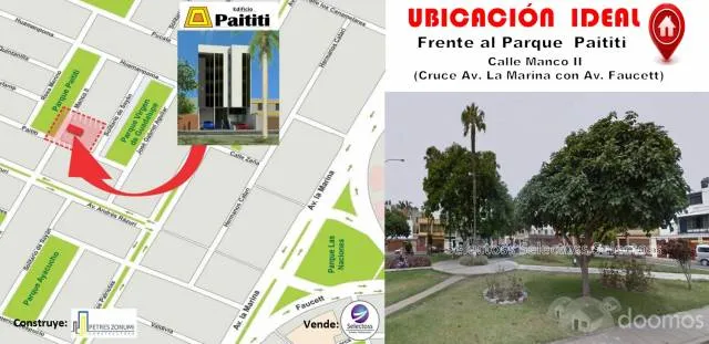 VENTA DPTOS. FLAT SAN MIGUEL EN PRE VENTA 3 DORM. VISTA Y FRENTE A PARQUE — foto 14