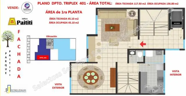 VENTA TRIPLEX EN PRE VENTA VISTA Y FRENTE A PARQUE 3 DORM. — foto 10