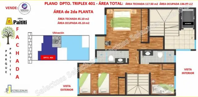 VENTA TRIPLEX EN PRE VENTA VISTA Y FRENTE A PARQUE 3 DORM. — foto 12