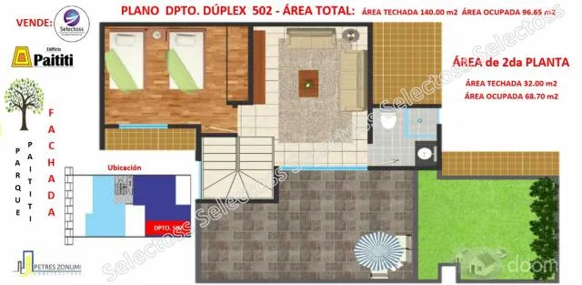 VENTA DÚPLEX SAN MIGUEL EN PRE VENTA FRENTE A PARQUE 3 DORM.TERRAZA JARDÍN — foto 6