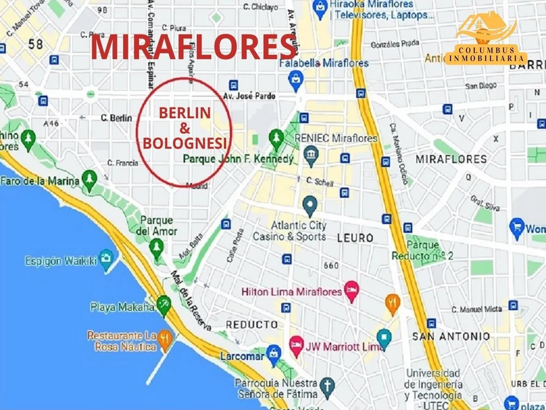 Miraflores BERLIN - Dpto de 2 Dorm + 1 Cochera (Amoblado y Equipado) — foto 2