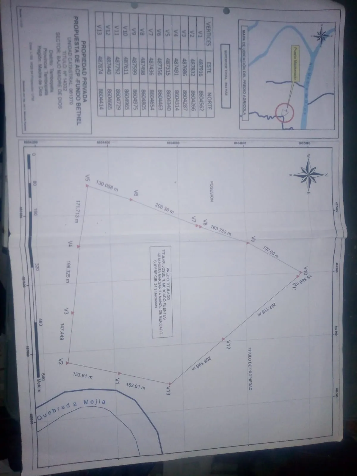 venta de terreno corredor turístico tambopata puerto maldonado - 13
