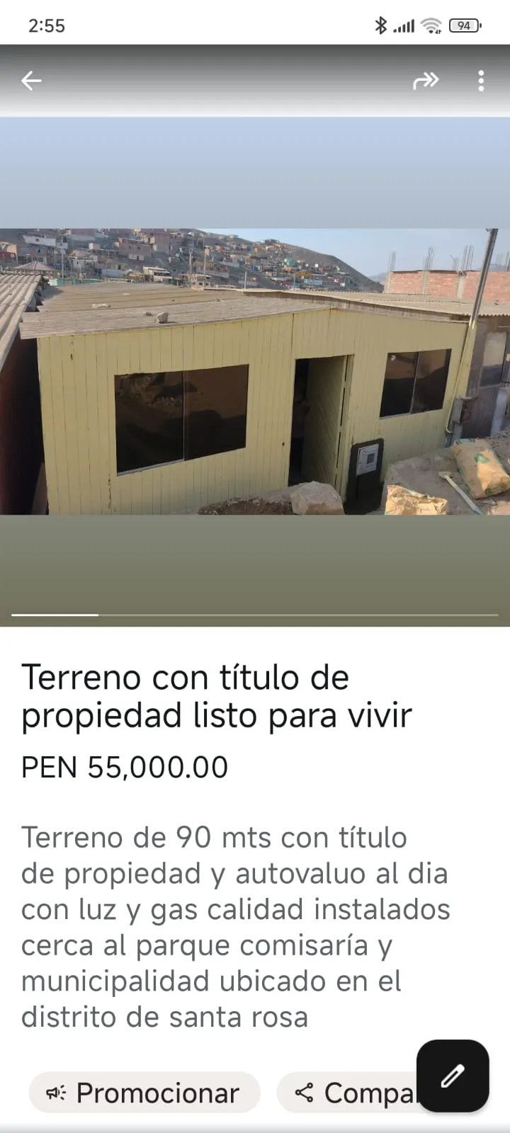 TERRENO CON CASITA PREFABRICADA LISTO PARA VIVIR - 2