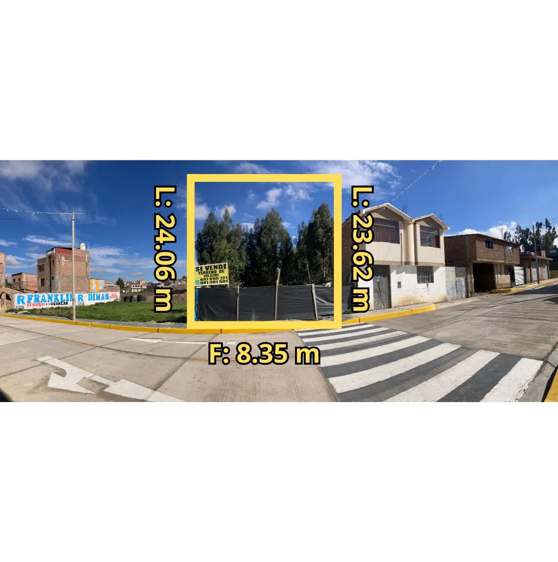Venta de Terreno 198.92 m² en Huancán – Huancayo - 2