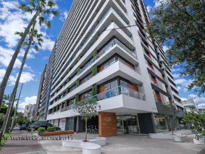 🏖️Barranco alquiler Depa de 1 dormitorio en piso 16 - balcón - Sin amoblar - $530/mes