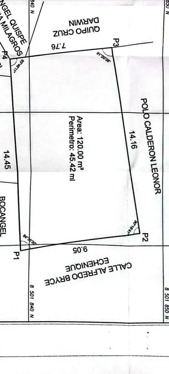 Se vende lote de 120m2 en APV Daniel estrada -cusco - 3