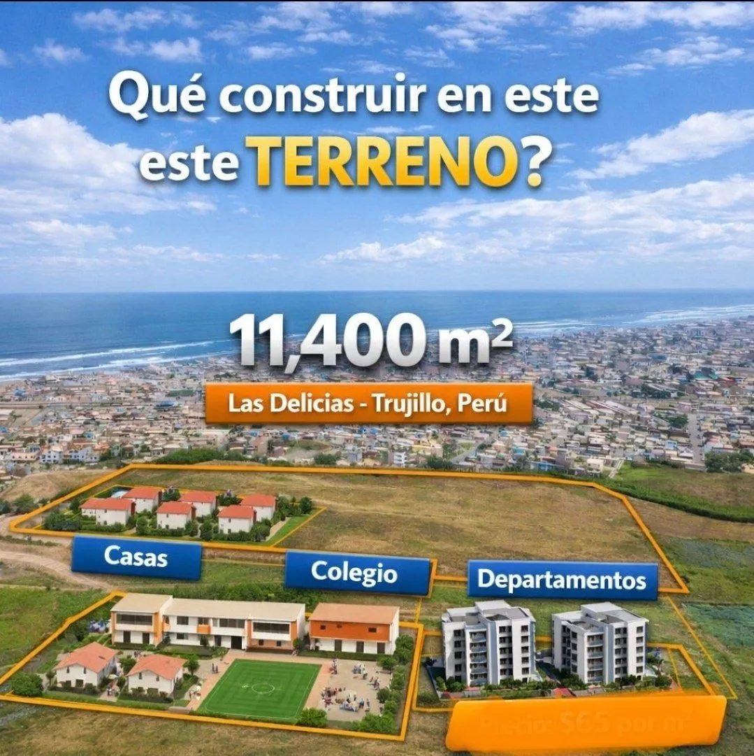 TERRENO 11,400 m² EN VENTA – MOCHE, LAS DELICIAS - 1