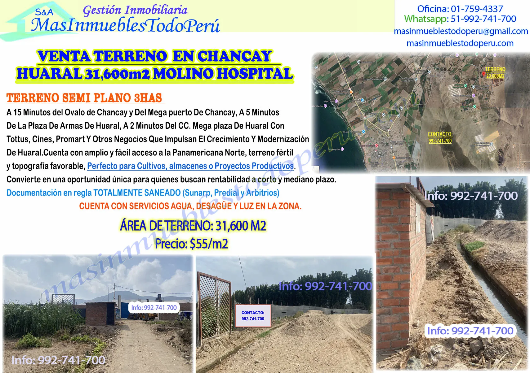 REMATE TERRENO CHANCAY 31,600M2 HUARAL - 1