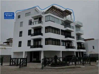 OCASIÓN 🏖️ DEPARTAMENTO EN VENTA FRENTE A PLAYA PULPOS – KM 40 LURIN 5TO PISO A LA IZQUIERDA🏖️🌊VISTA PANORAMICA