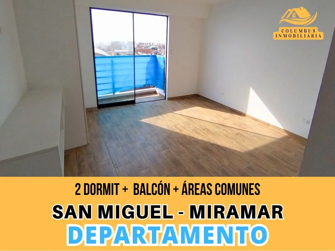 San Miguel MIRAMAR - Dpto de 2 dormitorios + Balcón + Áreas Comunes - 1