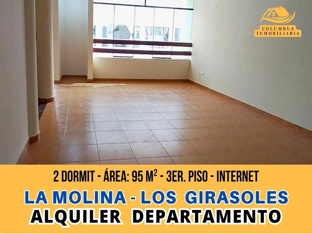 Alquiler La Molina LOS GIRASOLES - Departamento de 2 dormitorios con INTERNET - 1