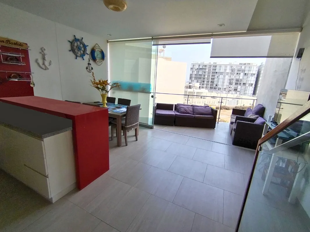 San Bartolo OCEAN REEF - Dpto TRIPLEX PENTHOUSE de 3dorm + 1cochera + 2depósitos + Piscina + Balcón + áreas comunes — foto 5