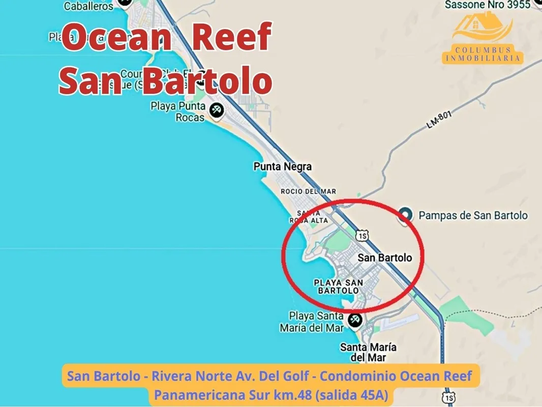 San Bartolo OCEAN REEF - Dpto TRIPLEX PENTHOUSE de 3dorm + 1cochera + 2depósitos + Piscina + Balcón + áreas comunes — foto 2