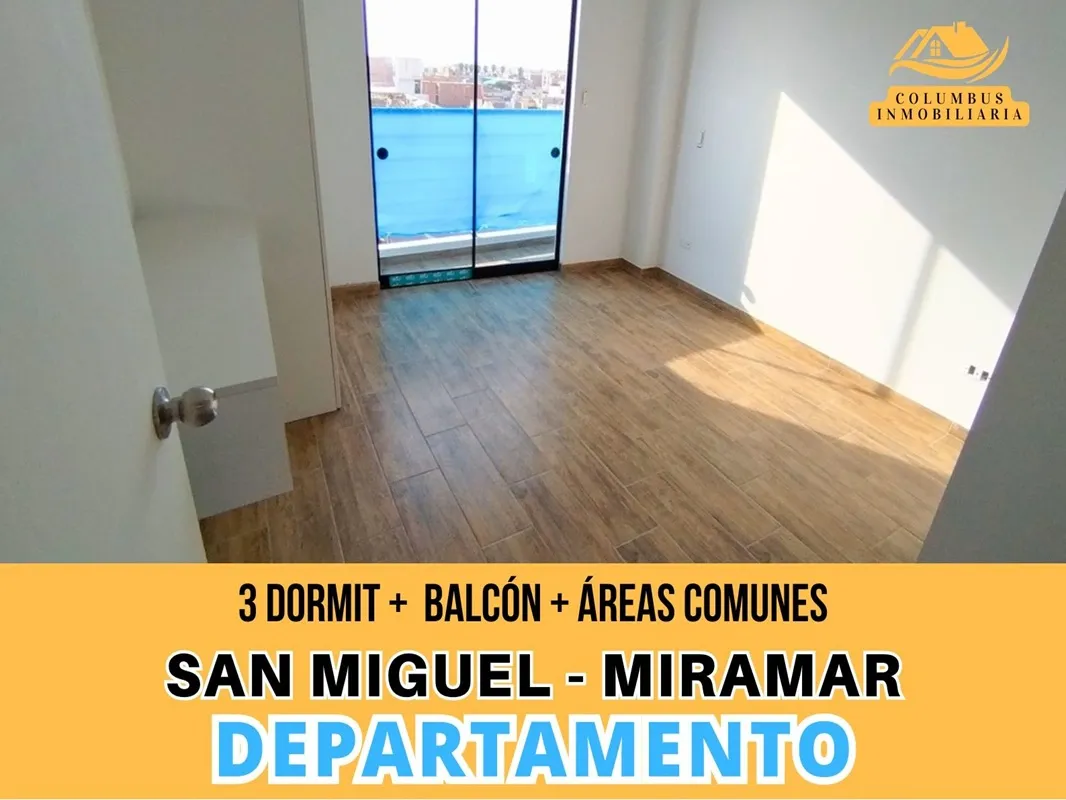San Miguel MIRAMAR - Dpto de 3 dormitorios + Balcón + Áreas Comunes (Pre-Venta - vista exterior) - 1