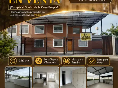 🏡 CASA EN VENTA EN PIURA – URB. LOS CORALES