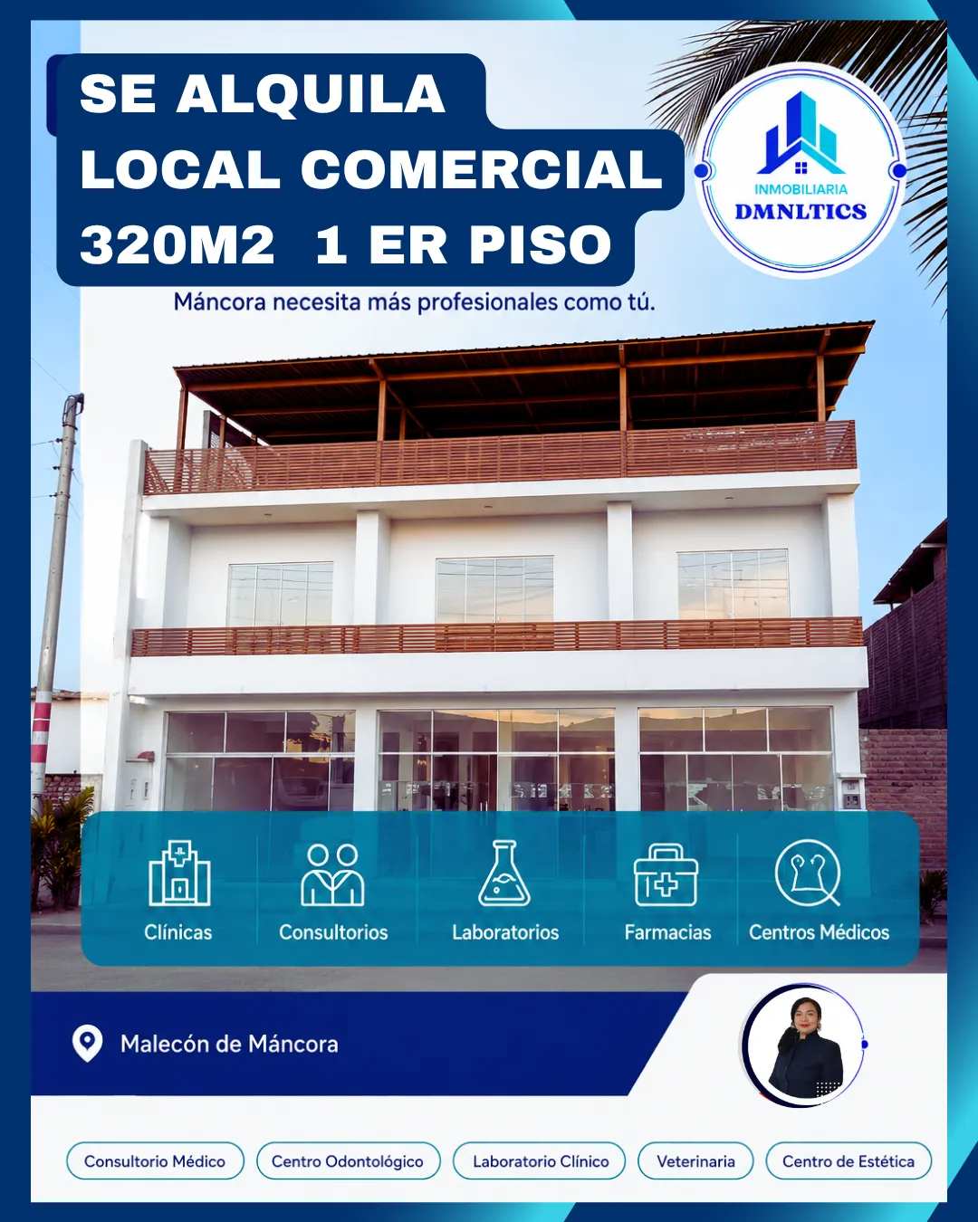 ALQUILER MÁNCORA 📍 320M2 1ER PISO LOCAL COMERCIAL🏢 - 1