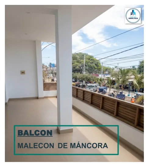 Alquiler Mancora 🌴🌊Local de 90m2 🎯2 habitaciones+ 1 baño completo frente al Malecón de Mancora - 1