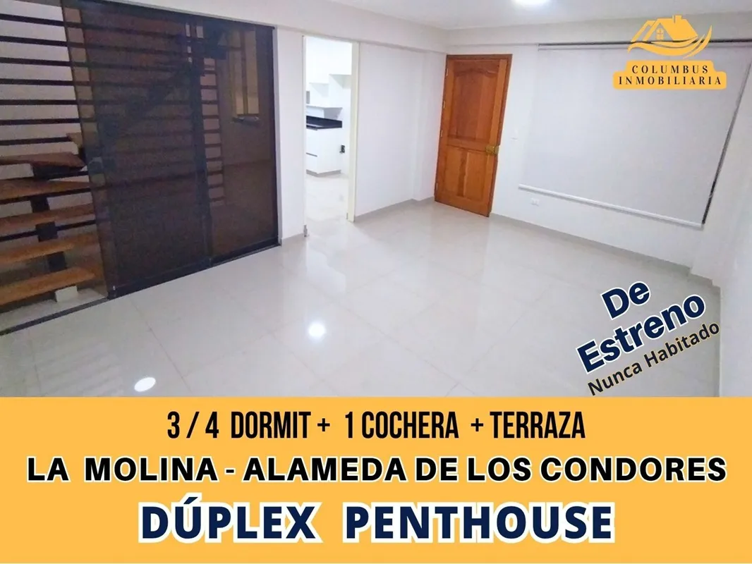La Molina LOS CONDORES - DÚPLEX Penthouse De Estreno de 3 - 4 Dormit + 1 Cochera - 1