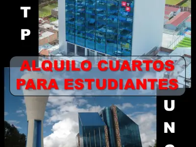 Cuartos UNCP UTP para ESTUDIANTES a S/139 mensual Cetpro Huancayo Cel 995670421