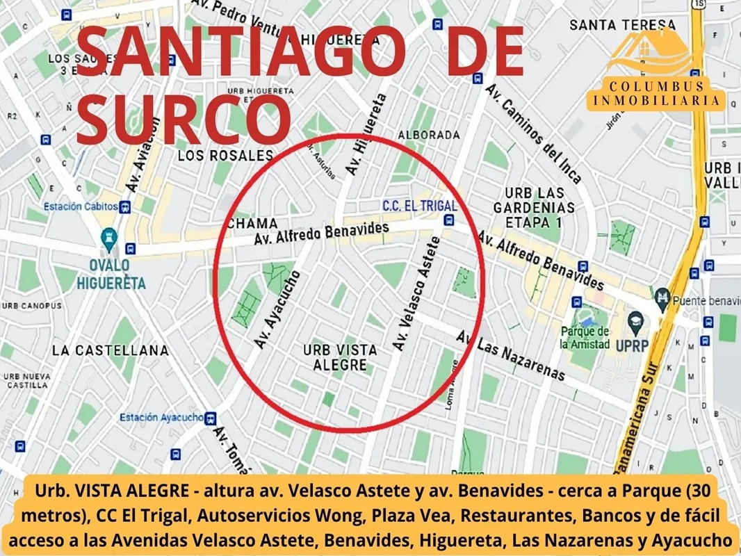 Surco VISTA ALEGRE – DÚPLEX Penthouse de 4 Dormit + Balcón + Terraza + Cocina separada + 2 cocheras +depósito - 2
