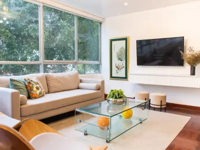Espacioso Flat de 160 m² Amoblado | 3 Dorms • Miraflores Gourmet