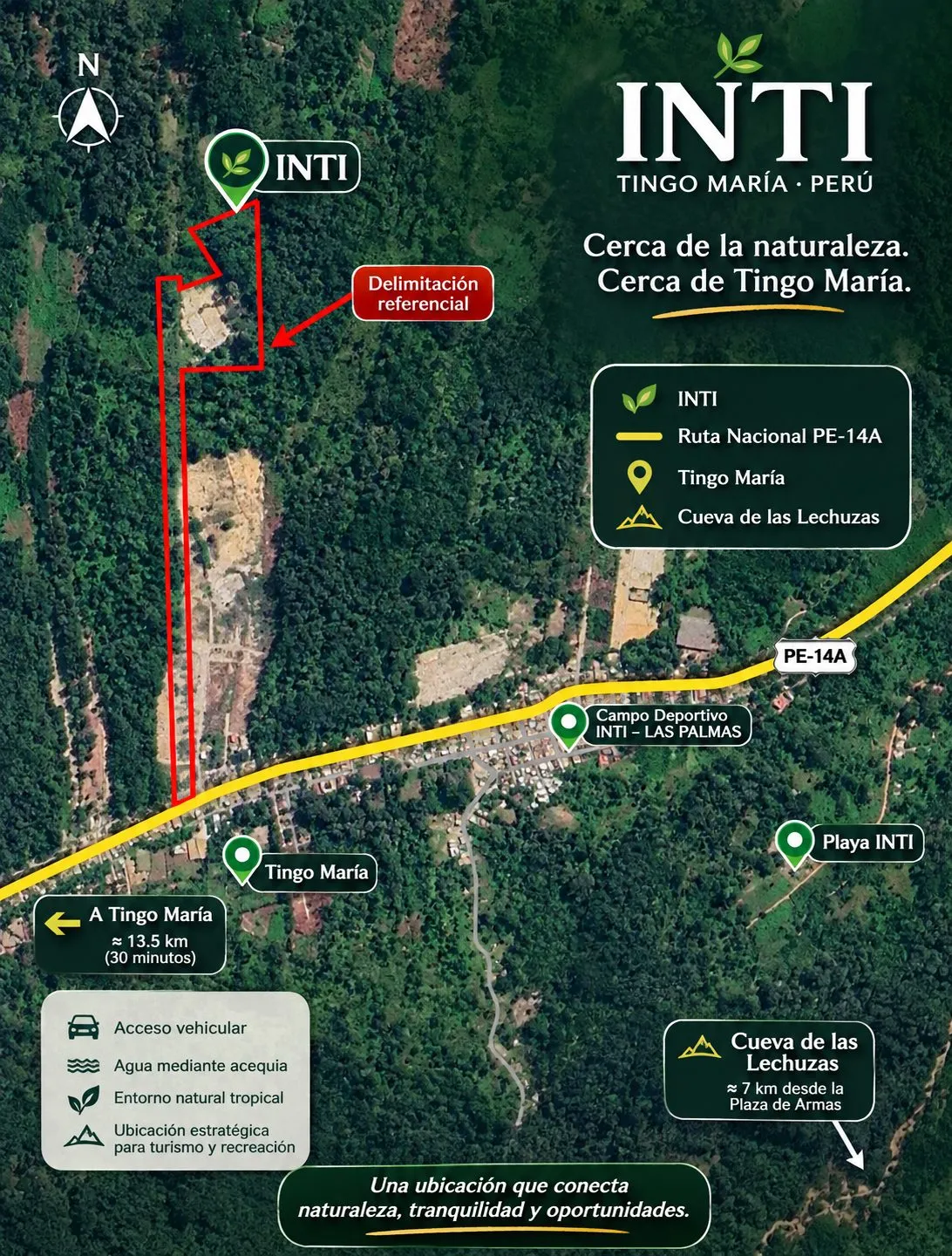 TERRENO DE 1.88 HA EN TINGO MARÍA | INTI TROPICAL | PROYECTO TURÍSTICO - 1
