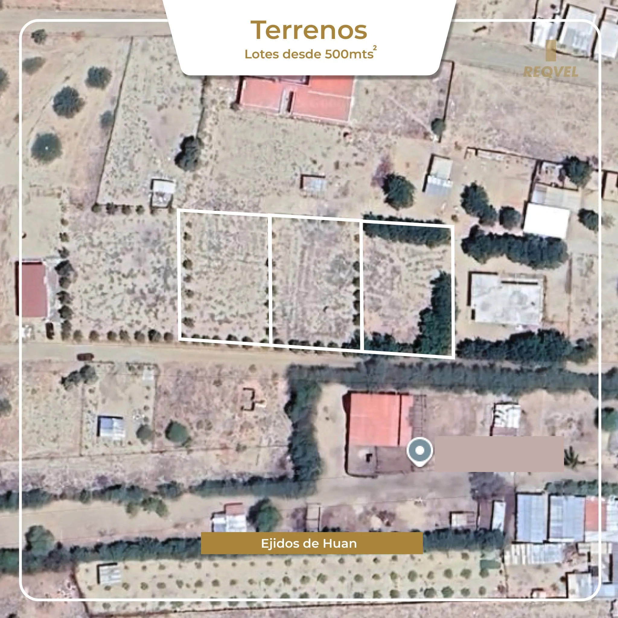 LOTES / TERRENOS: Desde 500mts en EJIDOS DE HUAN