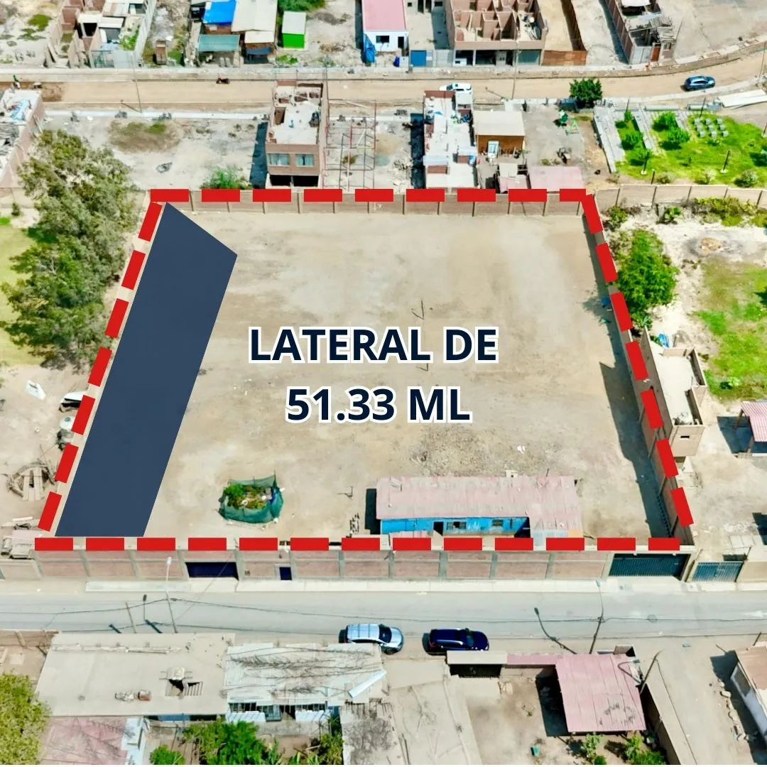 Terreno cercado de 2,589 m² en venta en Puente Piedra - 2