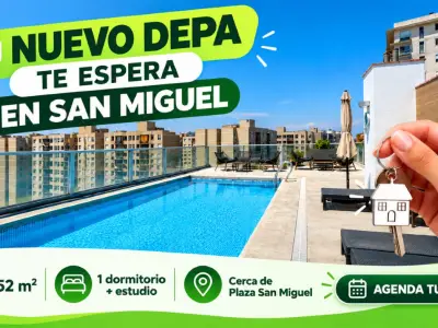 🏡 ¡SE VENDE! DPTO. DE 1 DORM. + ESTUDIO | EDIFICIO VALENTE 1 – SAN MIGUEL