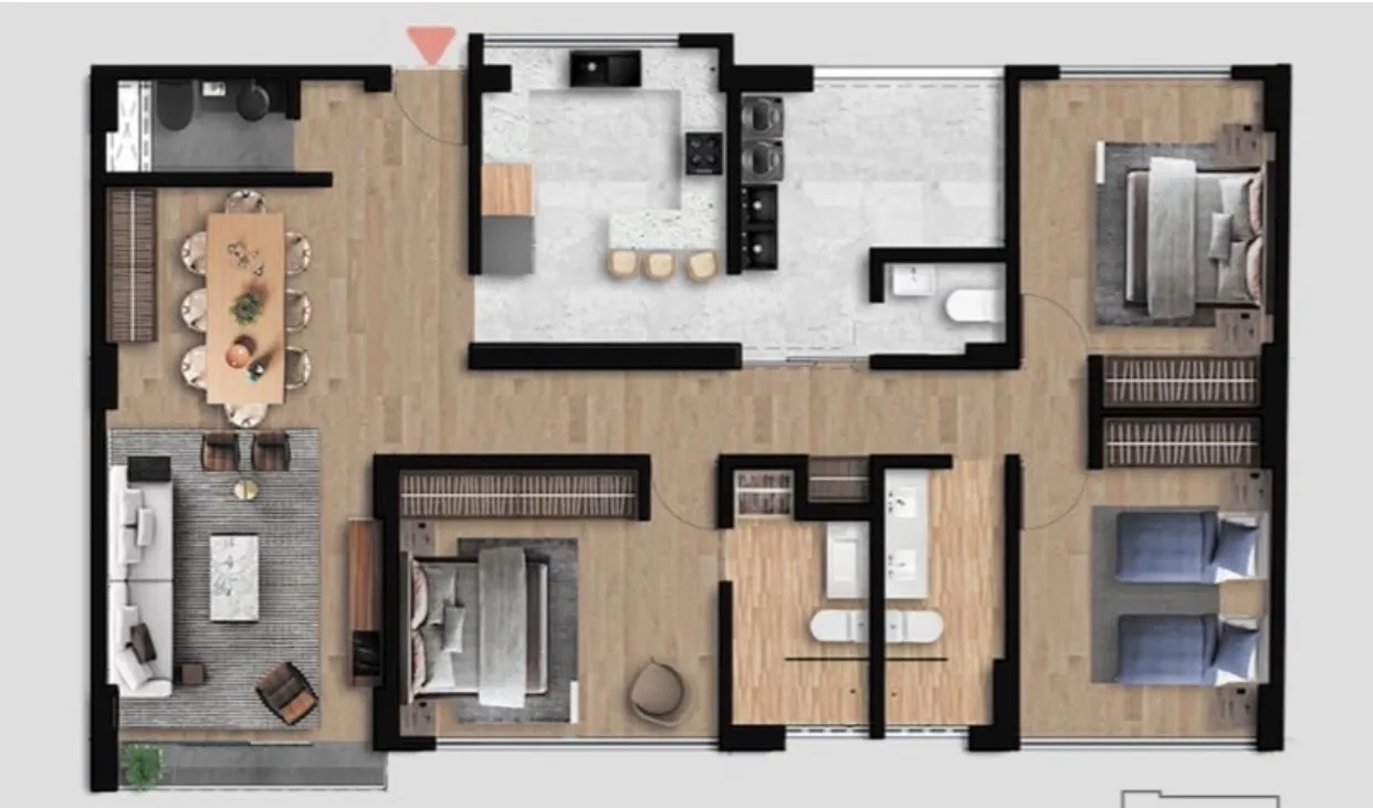 Departamento en venta Cerro Colorado — foto 2